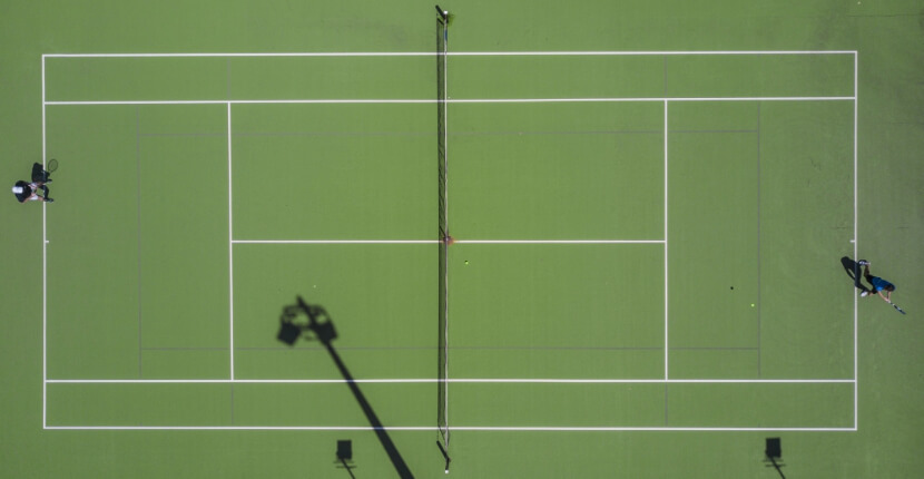 Tennis Court Maintenance Banner